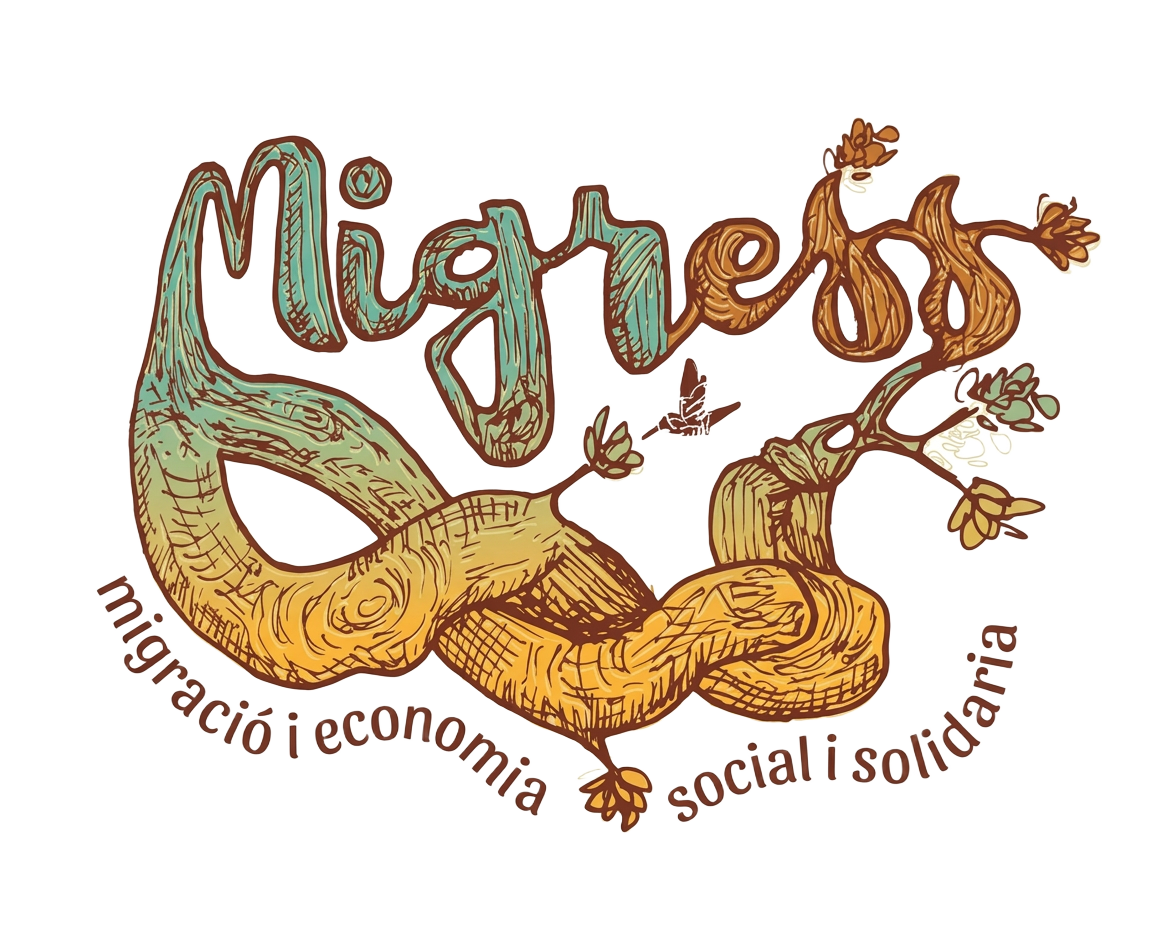 Logotipo original de Migress ilustrado a mano