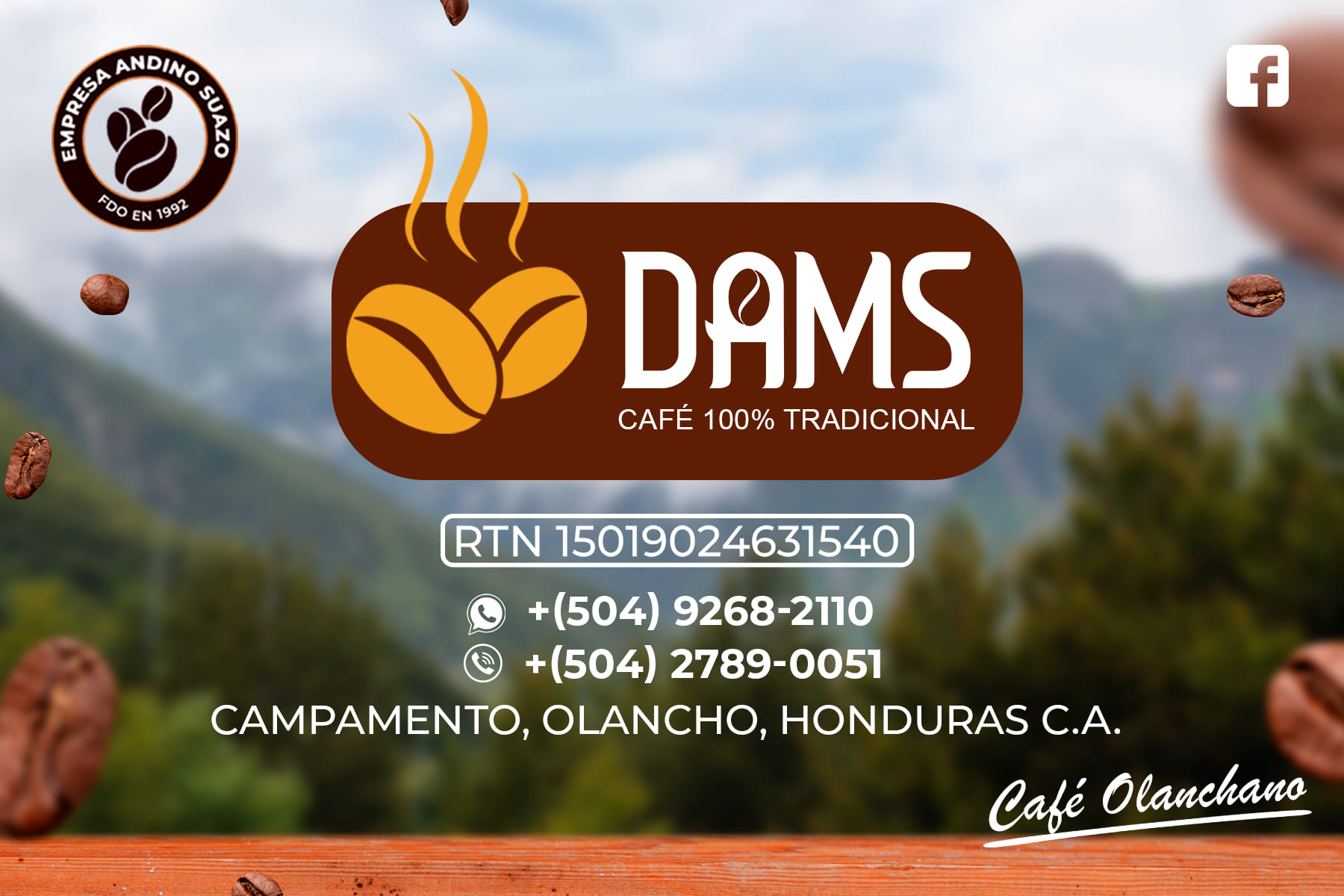 Antes: Marca tradicional con composición saturada, sin sistema visual ni canal digital.