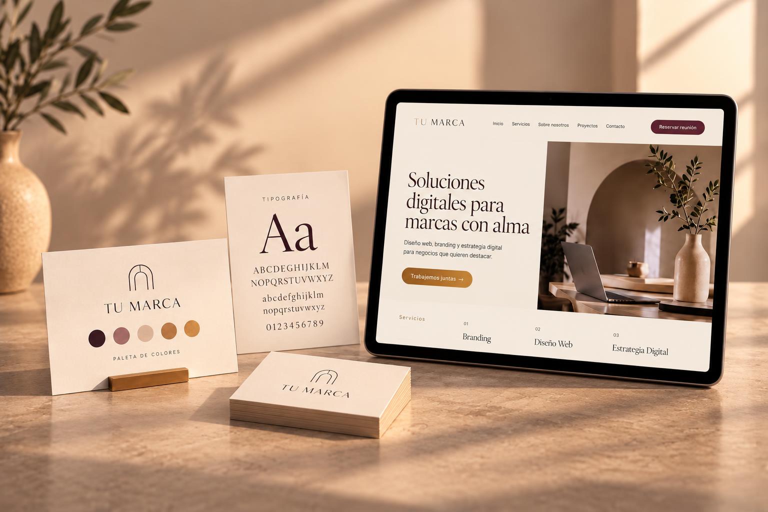 Web + Basic Branding Pack — Goddesniquel Studio